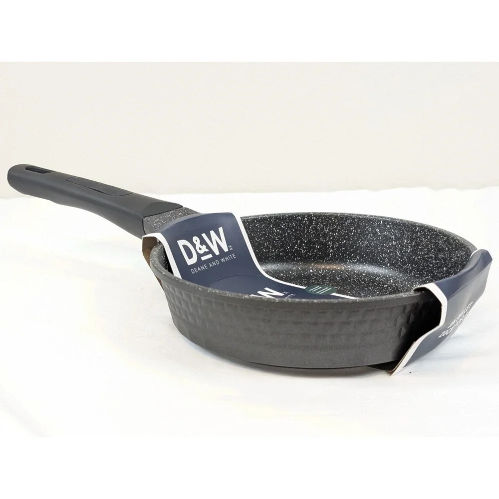 D&W Frying Pan 8 Inch Nonstick FRY Skillet Black Deane & White Premium Cookware